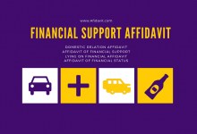Financial Support Affidavit