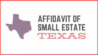 Affidavit of Small Estate Texas