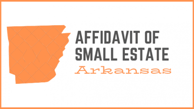 Arkansas Small Estate affidavit form