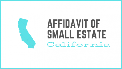 California Affidavit of Small Estate