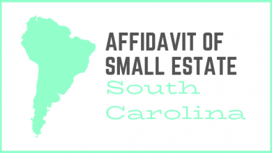 South Carolina Affidavit of Small Estate form
