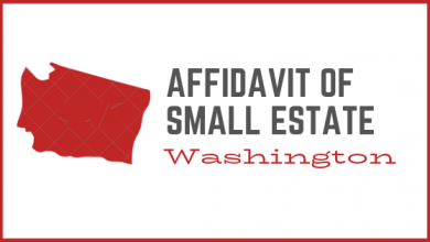Washington Small Estate affidavit Form