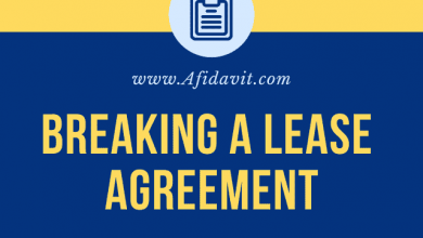 breaking a lease agreement