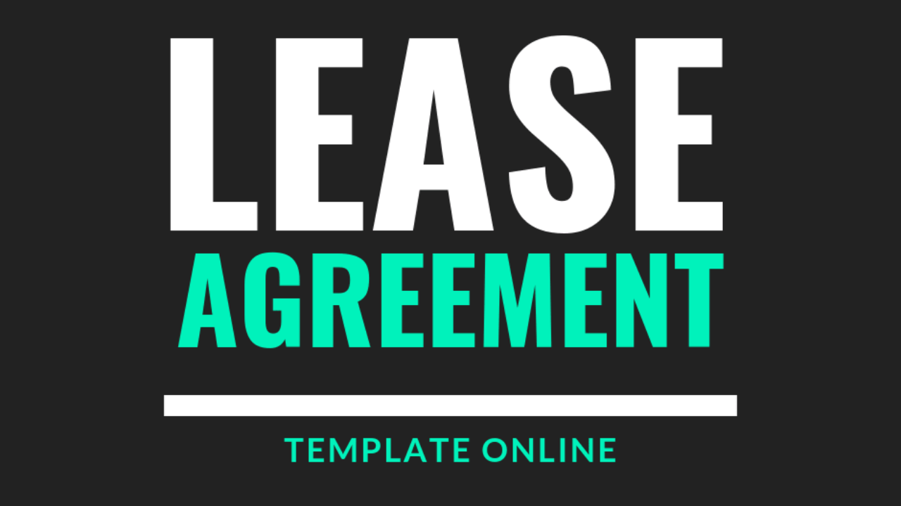 one page lease agreement template sample example affidavit