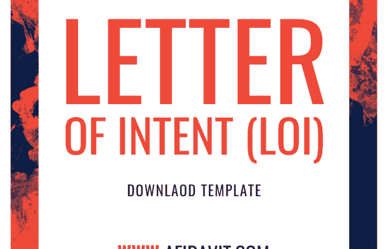 Letter of Intent (LOI) Archives - Affidavit