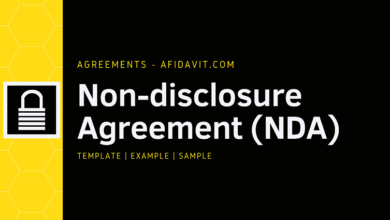 Non-disclosure Agreement (NDA) Template
