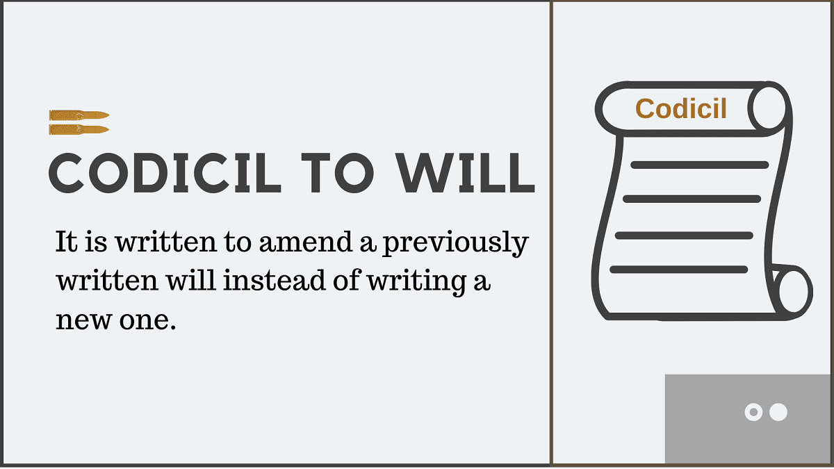 How to Write Codicil to a Will? - Affidavit