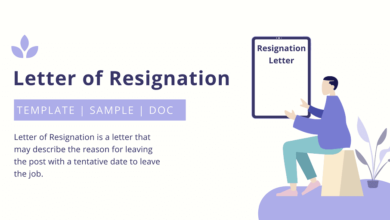 Letter of Resignation - Letter of Resignation template