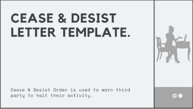 Cease and desist order - letter of cease and desist template