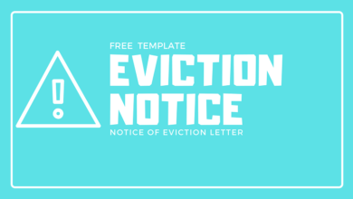 Eviction Notice types and templates