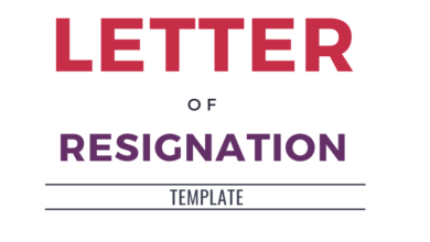 Letter of Resignation Template