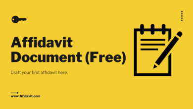 Affidavit Everything you need to know for your First Affidavit