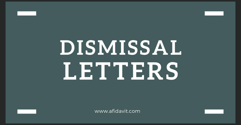 Dismissal for Incompetence Letter Sample - Dismissal for Bad Performance Letter Format Samples, Templates, Format Download