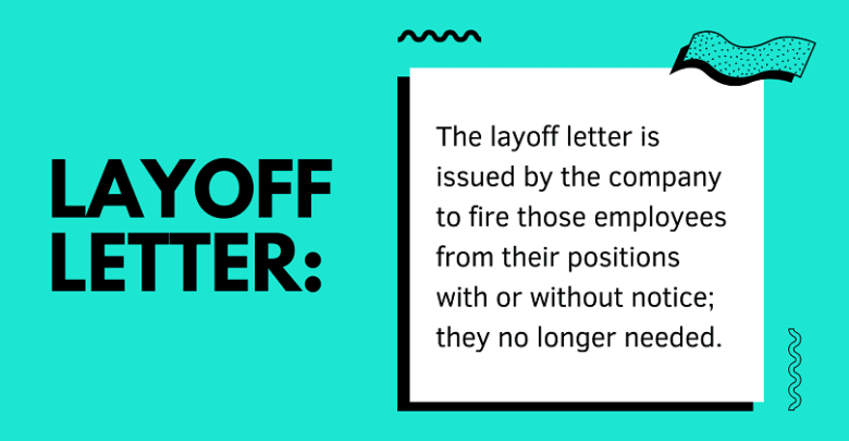 Layoff Letter Format Layoff Letter Sample, Template Specimen and Example