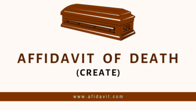 Affidavit of Death Create Affidavit of Death - Affidavit of Death Template, Format, Samples