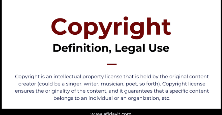 What is Copy Right - Use of Copyrighted Material Legal Utilization of Copyrighted Content or Material