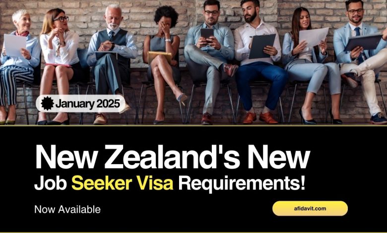 New Zealand Job Seeker Visa New Requirements Revealed August 2025