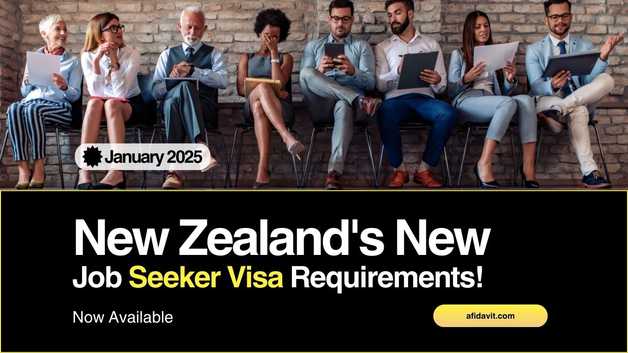 New Zealand Job Seeker Visa New Requirements Revealed August 2025